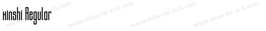 xinshi Regular字体转换